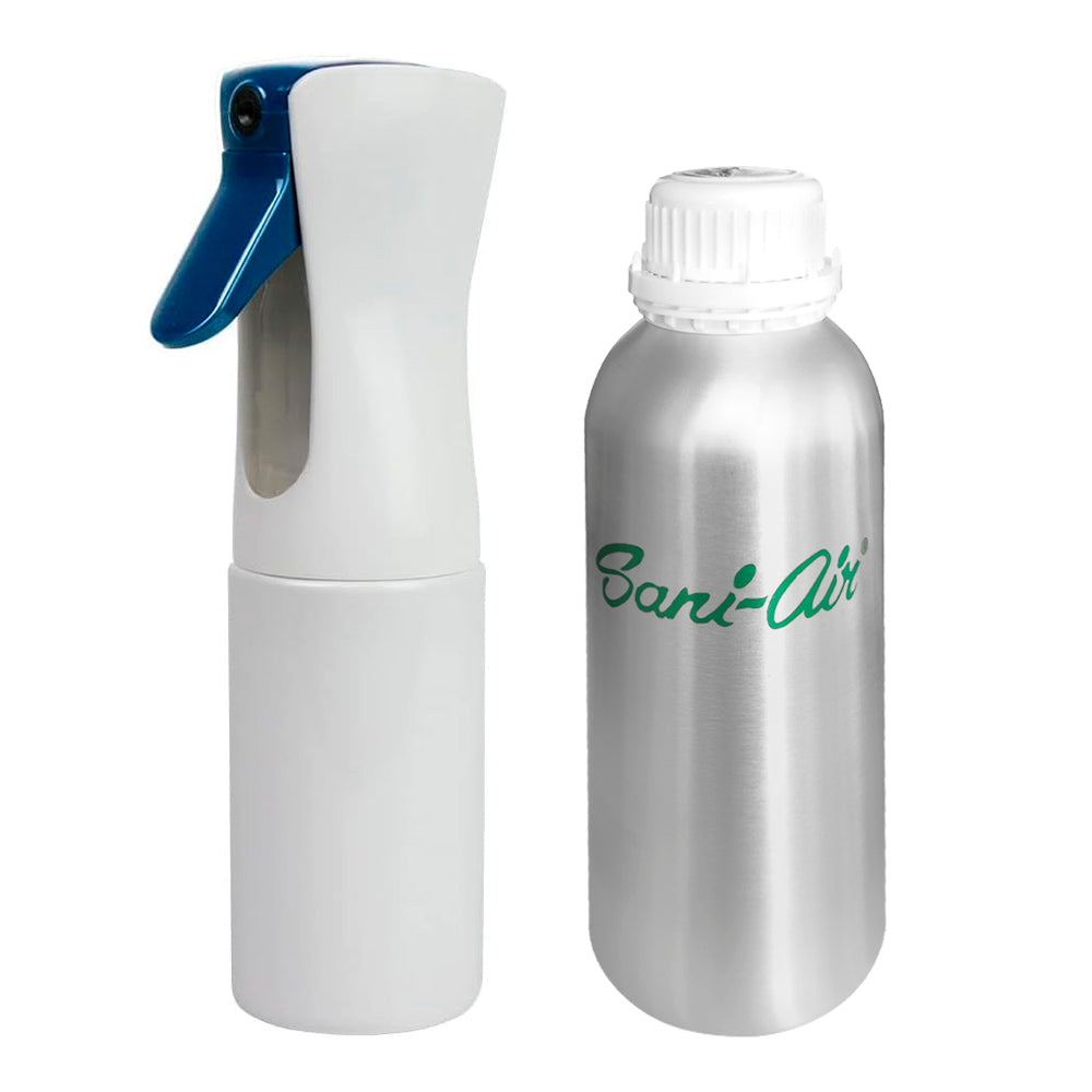 Pulverizador spray continuo 300 ml + botella 1 litro Sani Air