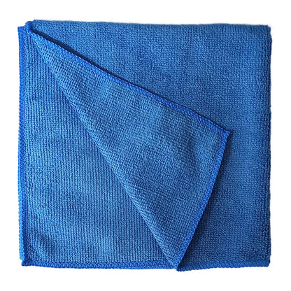 Pack 10 Paños Microfibra Absorbente 40x40 cm Azul