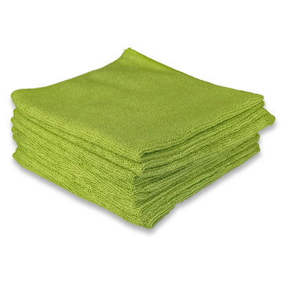 Pack 10 Paños Microfibra Absorbente 40x40 cm Verde