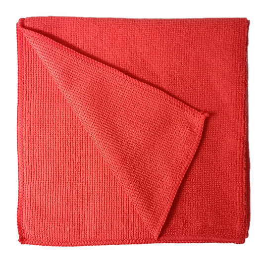 Pack 10 Paños Microfibra Absorbente 40x40 cm Rojo