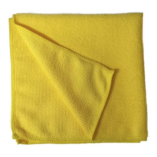 Pack 10 Paños Microfibra Absorbente 40x40 cm Amarillo
