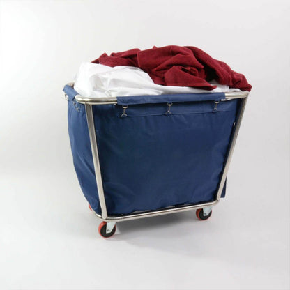 Carro para Lavandería Lona Azul