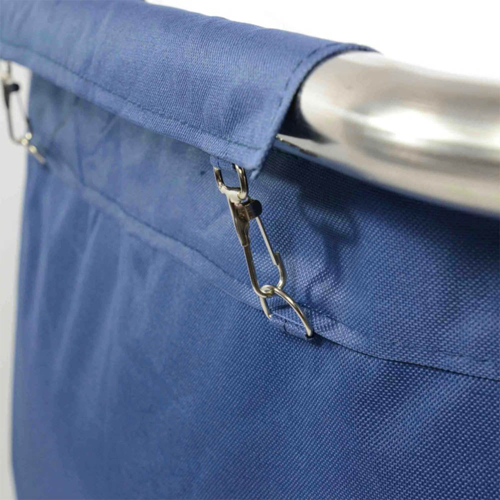 Carro para Lavandería Lona Azul