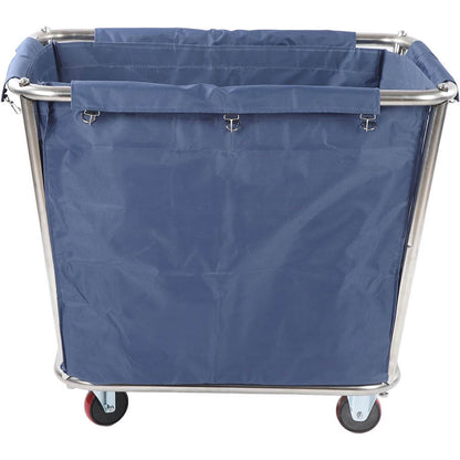 Carro para Lavandería Lona Azul