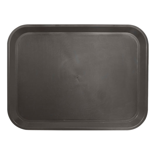 Bandeja Antideslizante Rectangular Café Oscuro 45.5x35.5 Cm