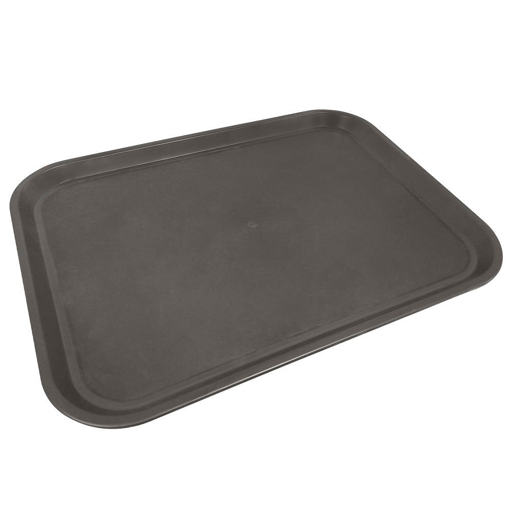 Bandeja Antideslizante Rectangular Café Oscuro 45.5x35.5 Cm