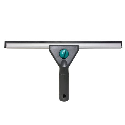 PLUMILLA LIMPIA VIDRIO PLÁSTICO GRIS MARIPOSA VERDE