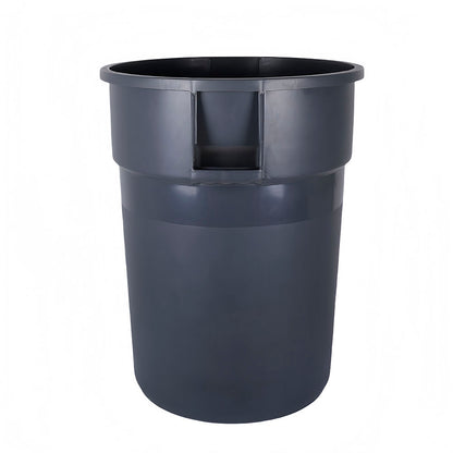Basurero Redondo Tipo Brute Gris 168 Litros con Tapa