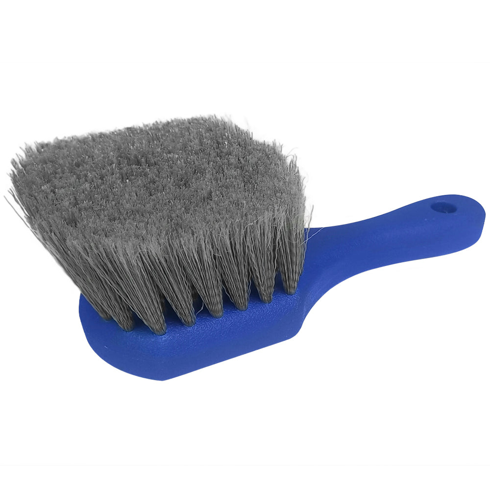 Cepillo Para Neumático Mango Corto Cerda Suave
