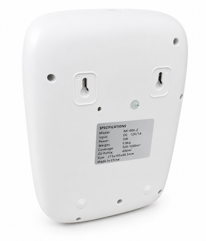 NEBULIZADORA DIFFUSER OVALADA LISA BLANCA