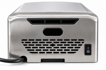 Secador De Manos Automático Con Sensor 1000W plateado