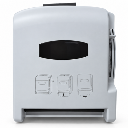 Dispensador De Papel Toalla Con Palanca Blanco