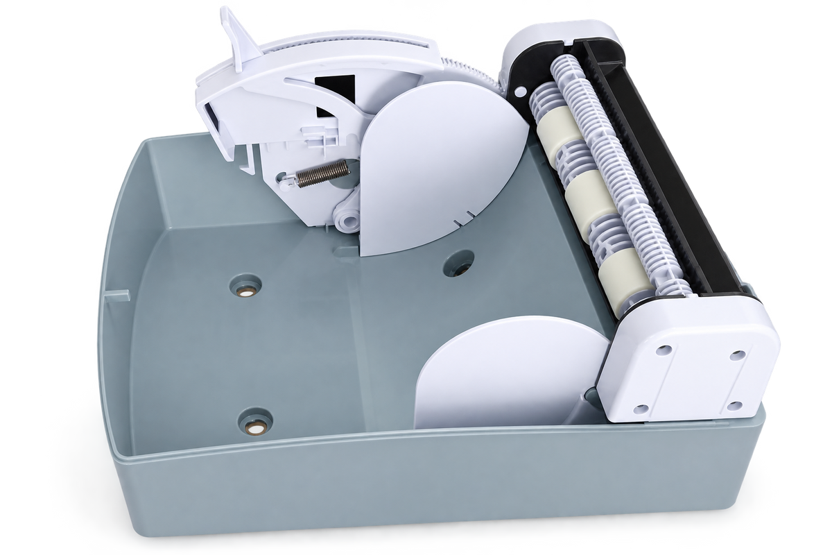 Dispensador De Papel Toalla Con Palanca Blanco