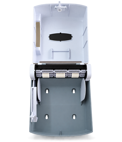 Dispensador De Papel Toalla Con Palanca Blanco