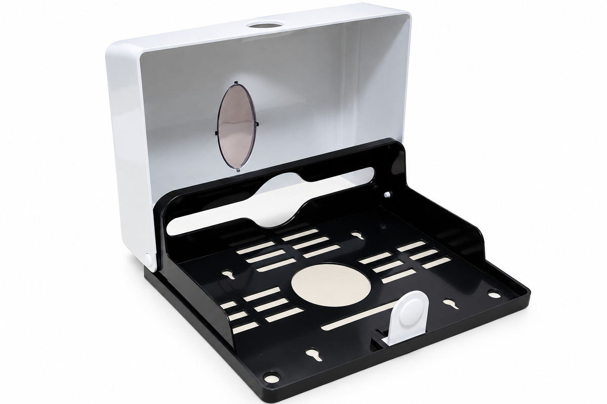 Dispensador De Papel Toalla Interfoliada Blanco Alien