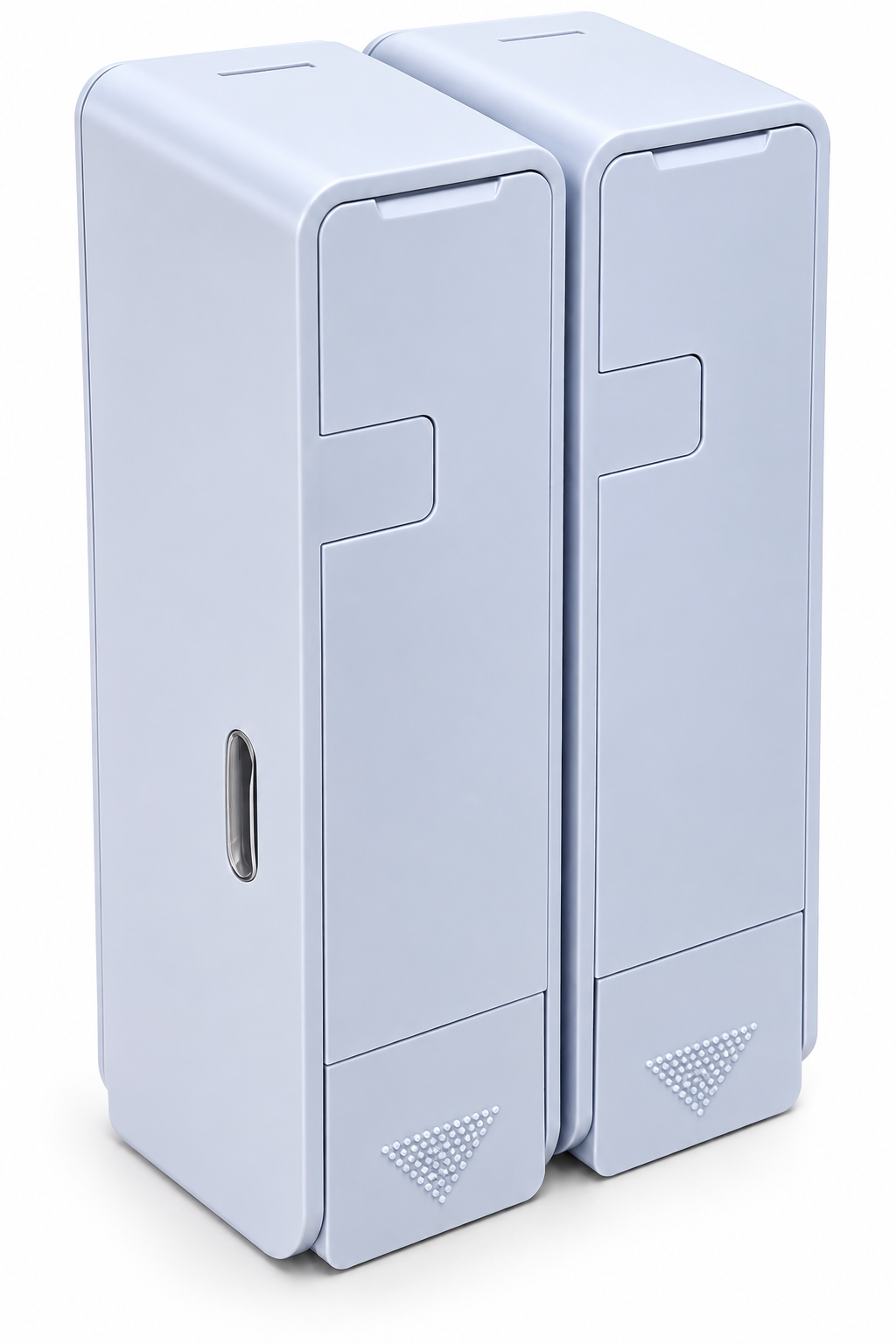 Dispensador Doble De Jabón Líquido Y Shampoo De Pared 700 Ml