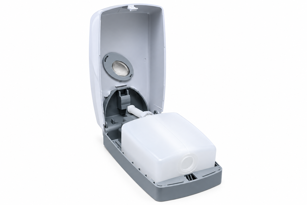 Dispensador de Jabón Líquido Manual de Pared Blanco