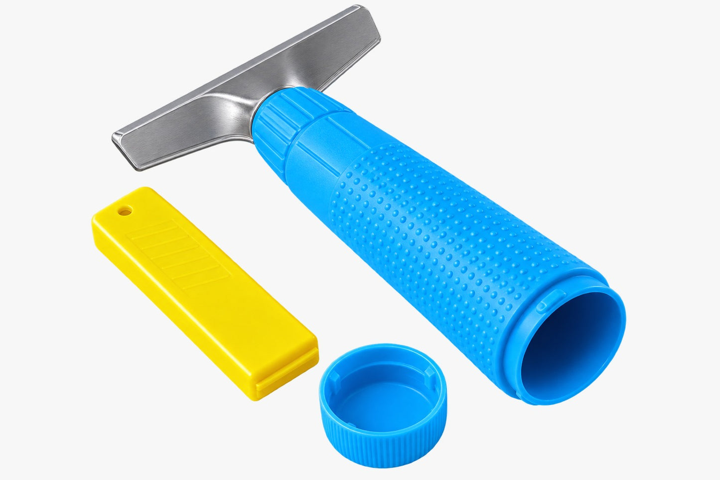 RASPADOR MULTIUSO AZUL CON MANGO