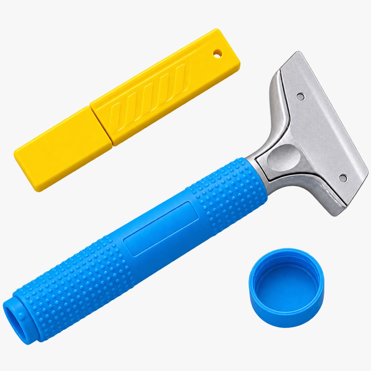 RASPADOR MULTIUSO AZUL CON MANGO