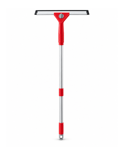 Kit Limpiavidrios Telescópico 30 cm con 2 Repuestos