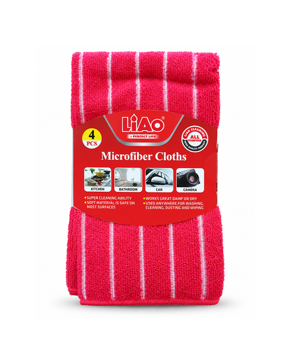 Pack 4 Paños de Microfibra 41 x 48 cm