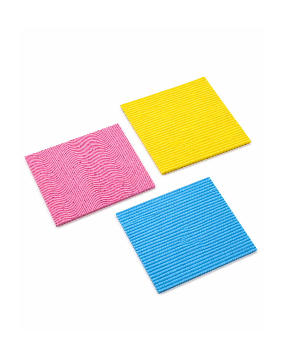 Pack 3 Paños de Celulosa Tricolor Multiuso