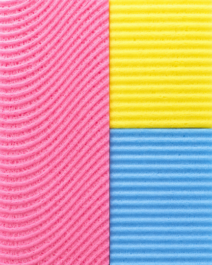 Pack 3 Paños de Celulosa Tricolor Multiuso