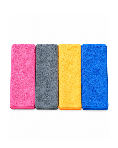 Pack 12 Paños de Microfibra 35 x 35 cm Colores Surtidos