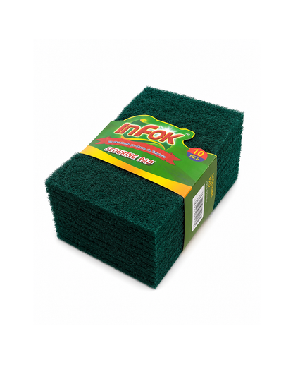 Pack 10 Paños Abrasivos Verdes