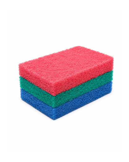 Pack 3 Esponja Abrasivos Tricolor