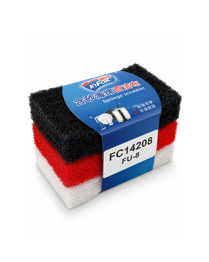 Pack de 3 Esponjas Abrasivas