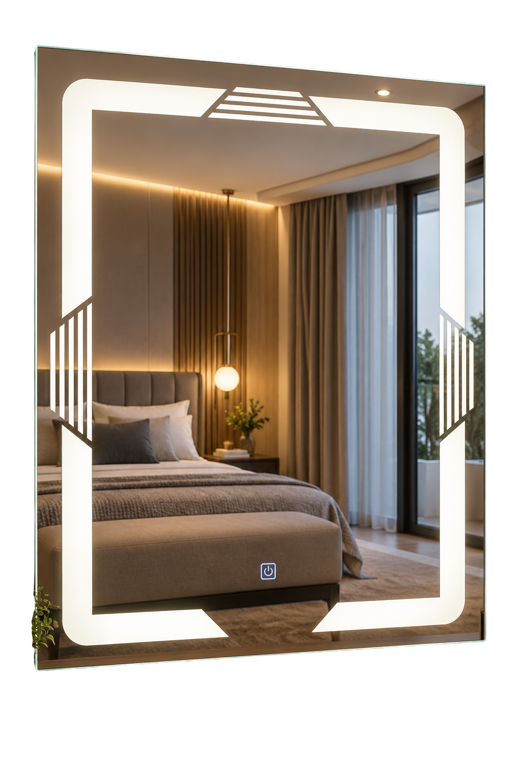 Espejo LED con Luz Perimetral para Baño 60 x 80 cm