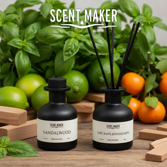 Pack Mikado Premium Dark – Lime Basil & Mandarin + Sandal Wood