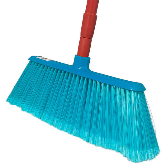Pack Escobillón Azul Multiuso 10,5 cm + Palo Telescópico Rojo (82–150 cm)