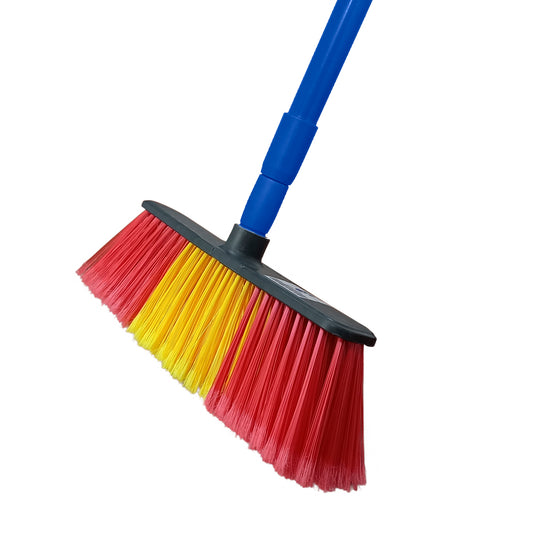 Pack Escobillón Rojo Multiuso 8,5 cm + Palo Telescópico Azul (82–150 cm)