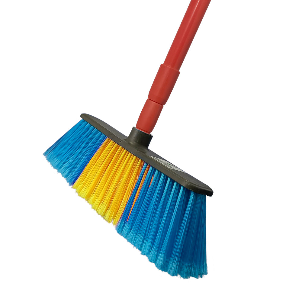 Pack Escobillón Azul Multiuso 8,5 cm + Palo Telescópico Rojo (82–150 cm)