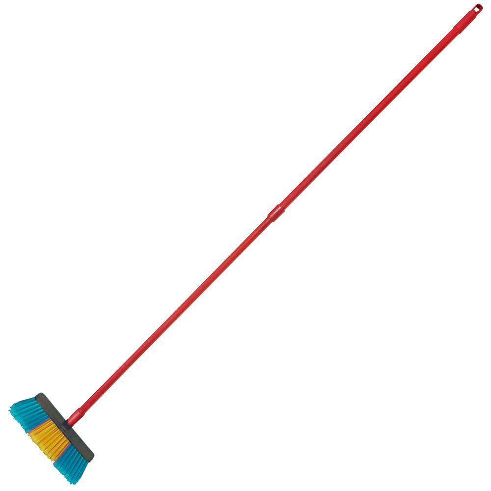 Pack Escobillón Azul Multiuso 8,5 cm + Palo Telescópico Rojo (82–150 cm)