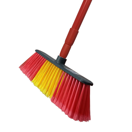 Pack Escobillón Rojo Multiuso 8,5 cm + Palo Telescópico Rojo (82–150 cm)