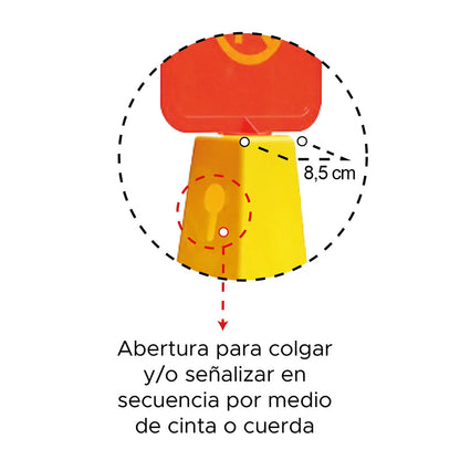 Cono Señalética No Estacionar
