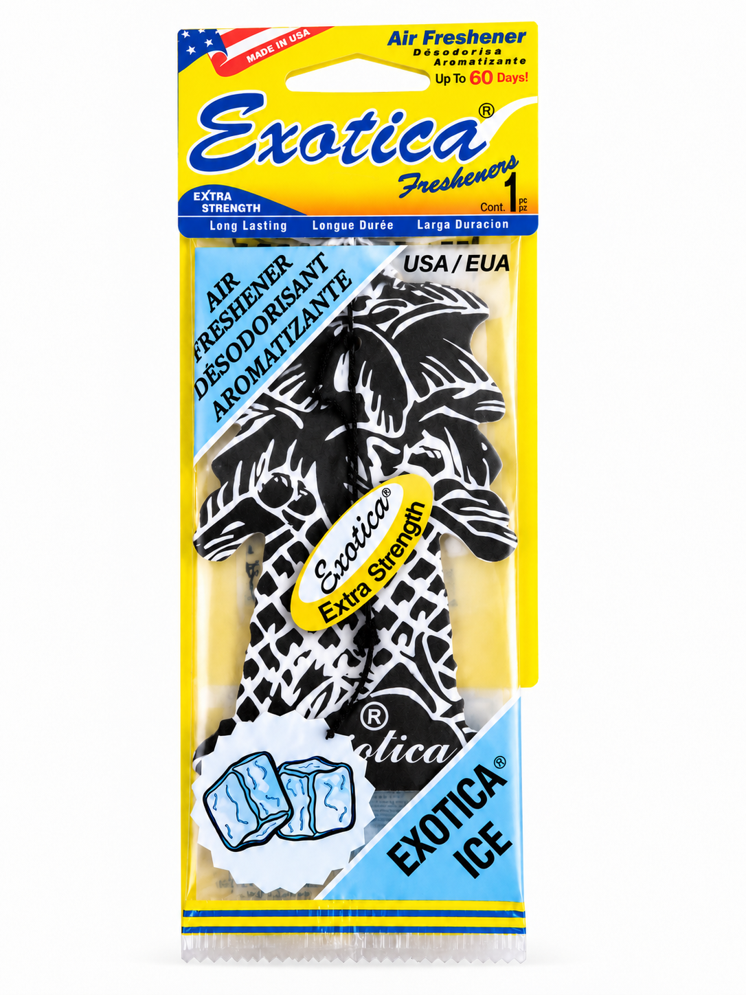 Pack 12 Unidades Aromatizante Palmera Exotica Ice para Auto