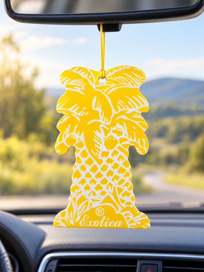 Pack 12 Unidades Aromatizante Palmera Exotica Vainilla para Auto