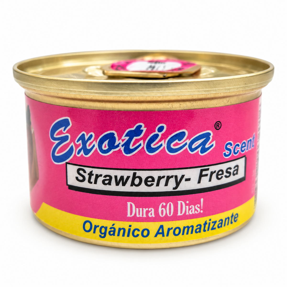 Aromatizante Auto En Lata Exotica Strawberry Fresa 42 g