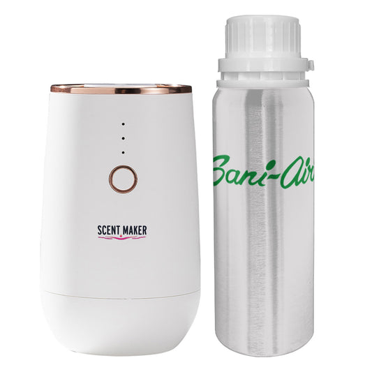 NEBULIZADOR AROMAS COPPER WHITE + REGALO RECARGA 200 Ml PREMIUM SANI AIR