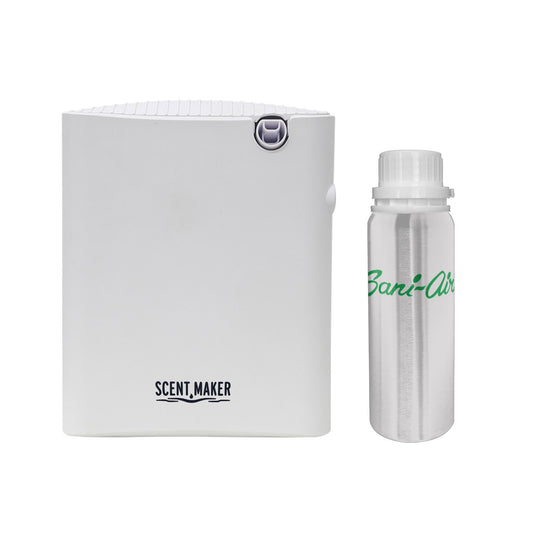 NEBULIZADOR AROMAS ELEGANCE WHITE + RECARGA 200 Ml PREMIUM SANI AIR