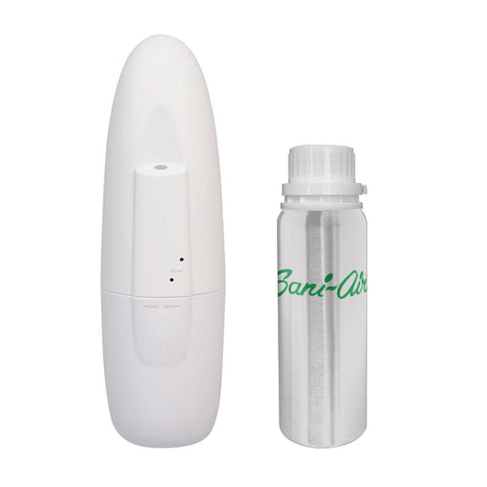 NEBULIZADOR AROMAS OVALAIR WHITE + RECARGA 200 Ml PREMIUM SANI AIR