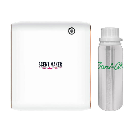 NEBULIZADOR AROMAS PRIME COPPER BLANCA + RECARGA 200 Ml PREMIUM SANI AIR
