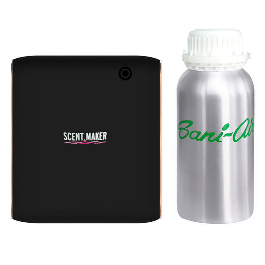 NEBULIZADOR AROMAS PRIME COPPER NEGRA + RECARGA 300 Ml PREMIUM SANI AIR