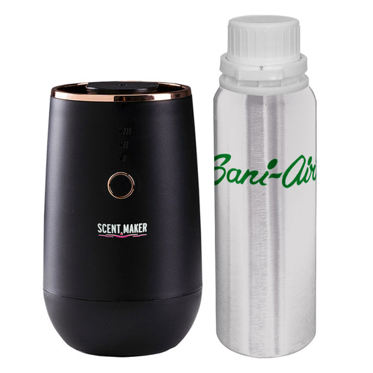 NEBULIZADOR AROMAS COPPER BLACK + RECARGA 200 Ml PREMIUM SANI AIR