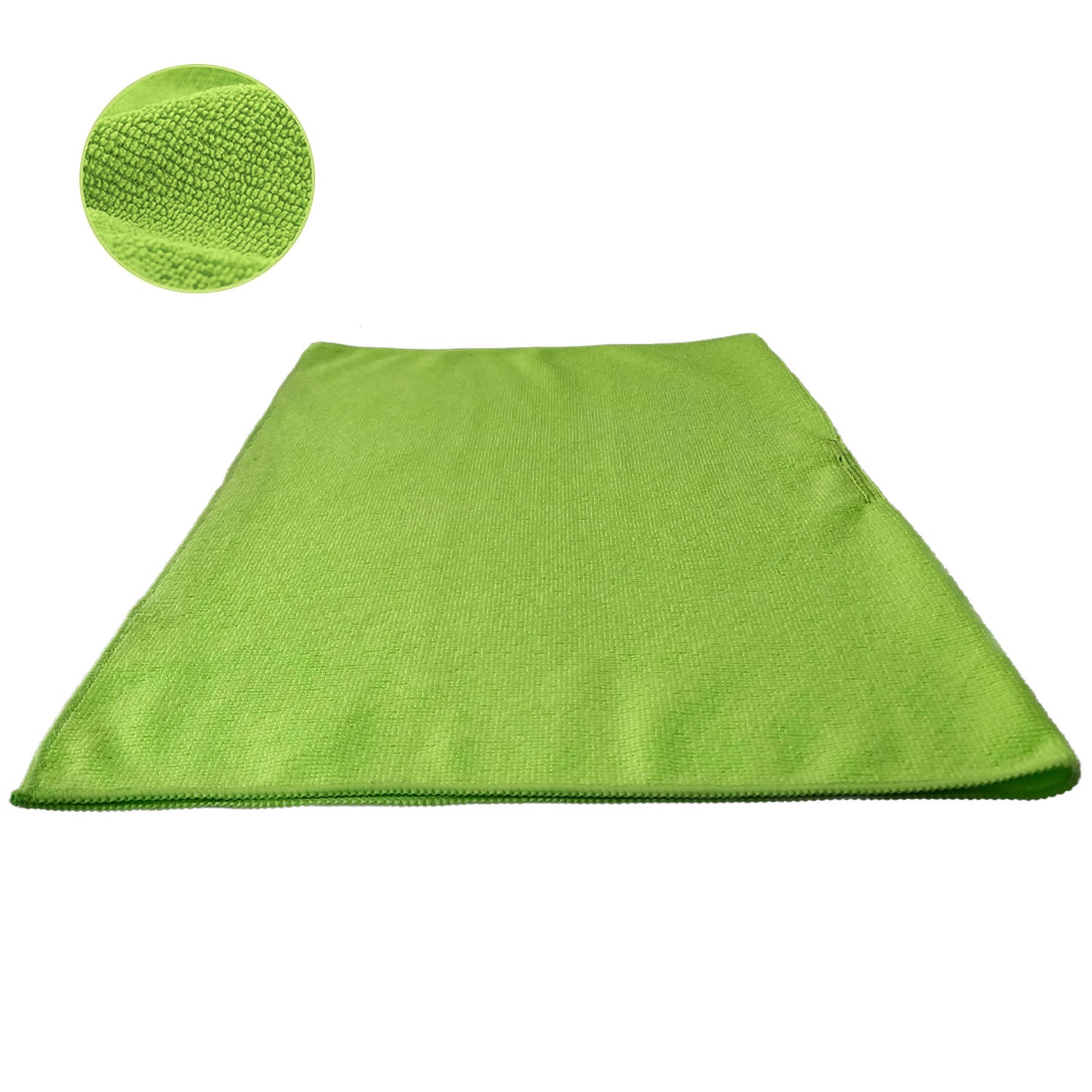 10 Traperos Simples De Microfibra Con Ojal Azul y Verde 70x53 cm