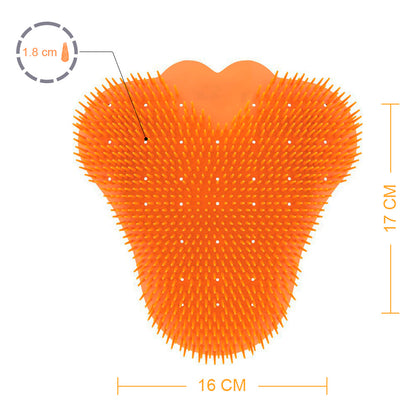 12 Tapetes Urinarios Antisalpicaduras Naranja Mango